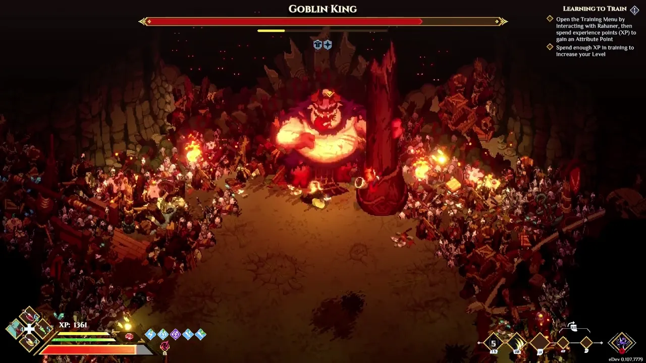 O build contra Rei Goblin.